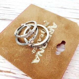 NEW ARIZONA JEAN CO SIZE 7 3 PCS‎ RING SET FASHION JEWELRY